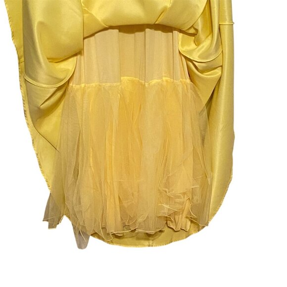 Speechless Sweetheart Yellow Ballgown Formal Dress Strapless Tulle Slip Size 3 - Picture 3 of 11